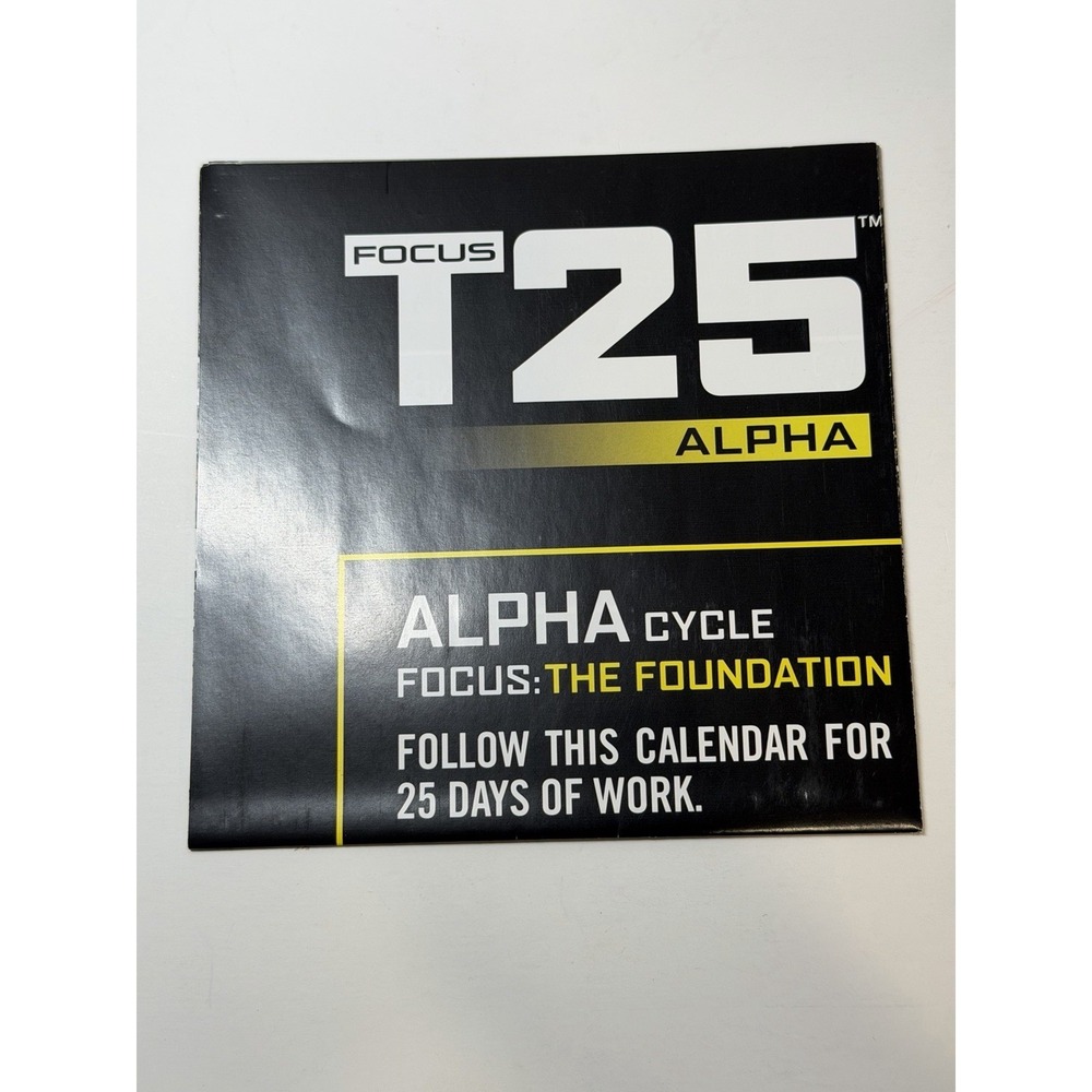 Forcuz T25 Get It Done Beach boy Alpha Plus Beta (missing One DVD) - Picture 6 of 16